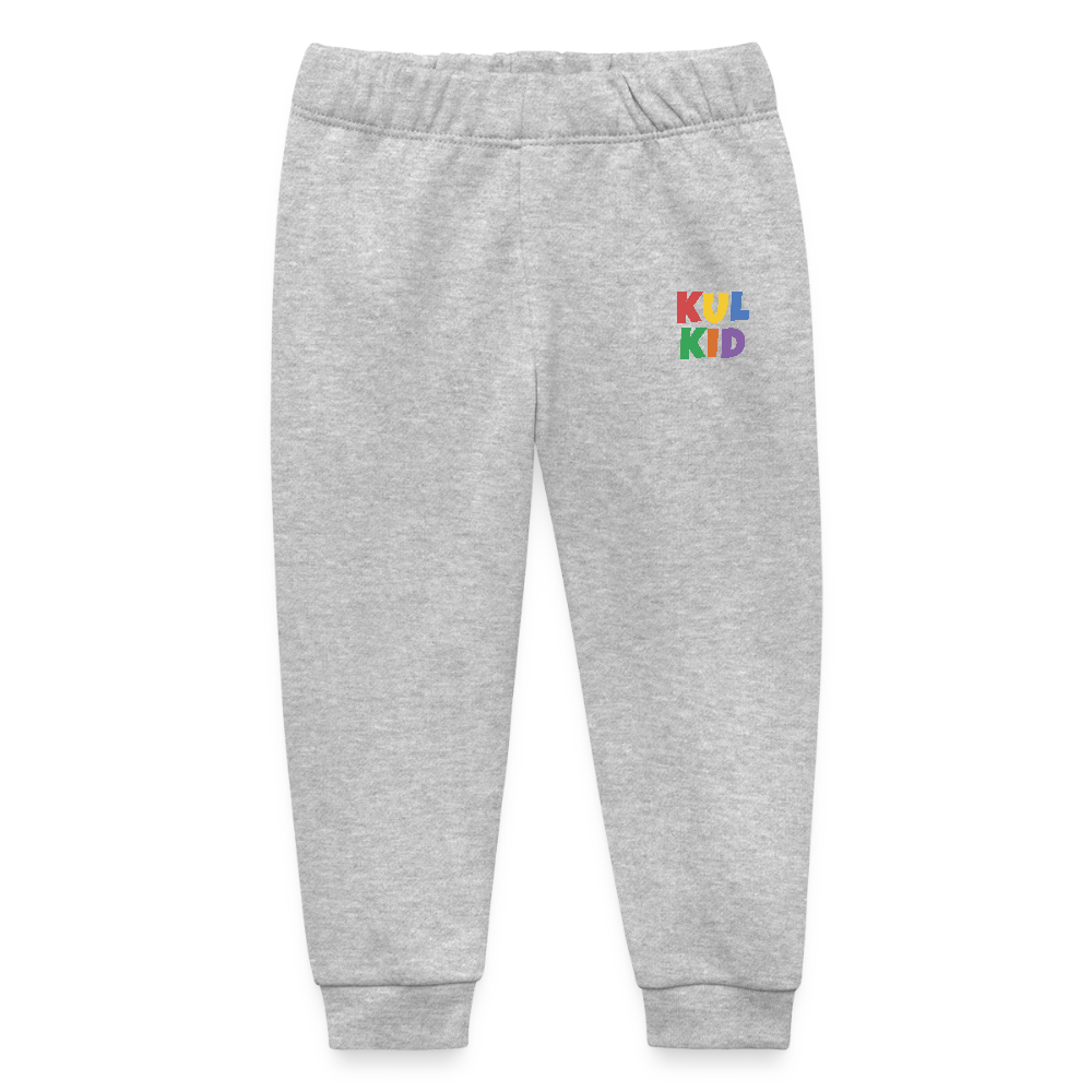 KUL KID Baby Joggebukse – Økologisk & Myk (6–36 mnd) - gråmelert