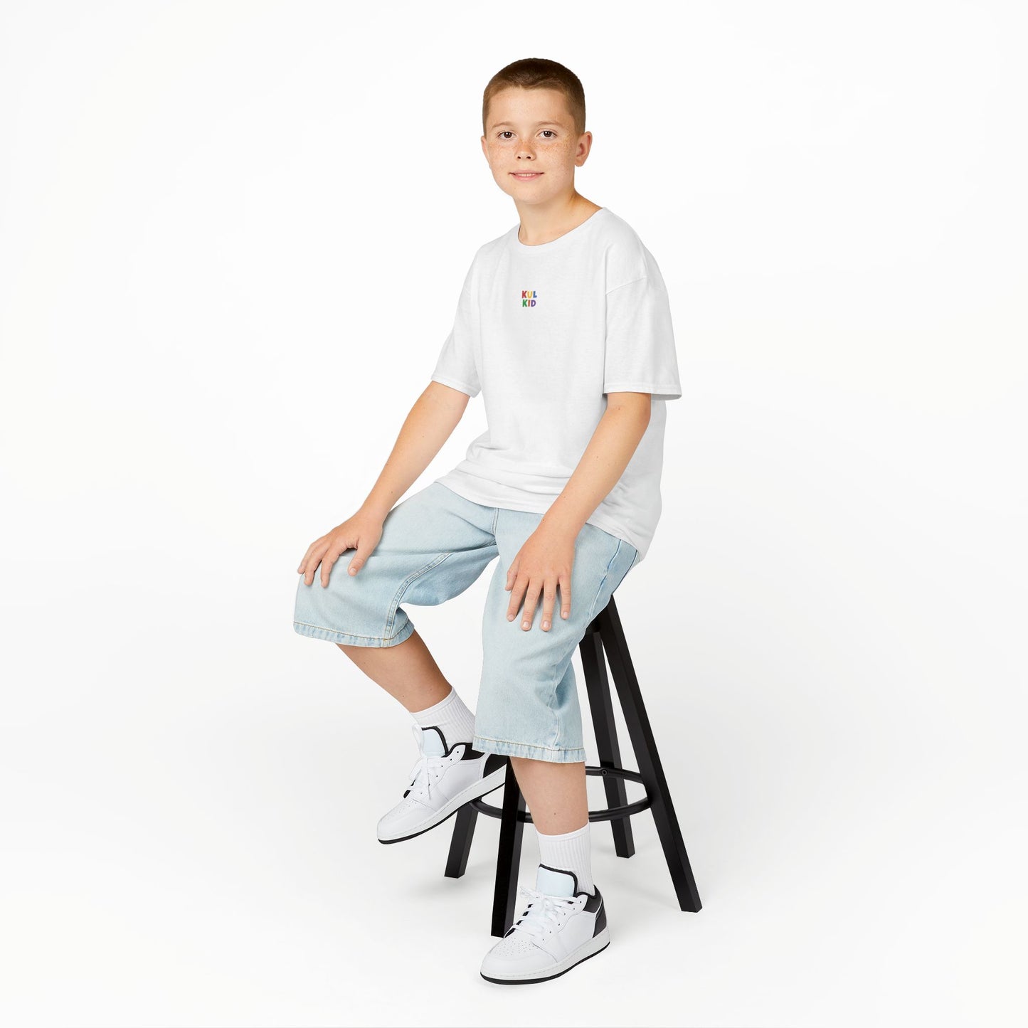 Basic Oversized T-skjorte (Barn og Ungdom)