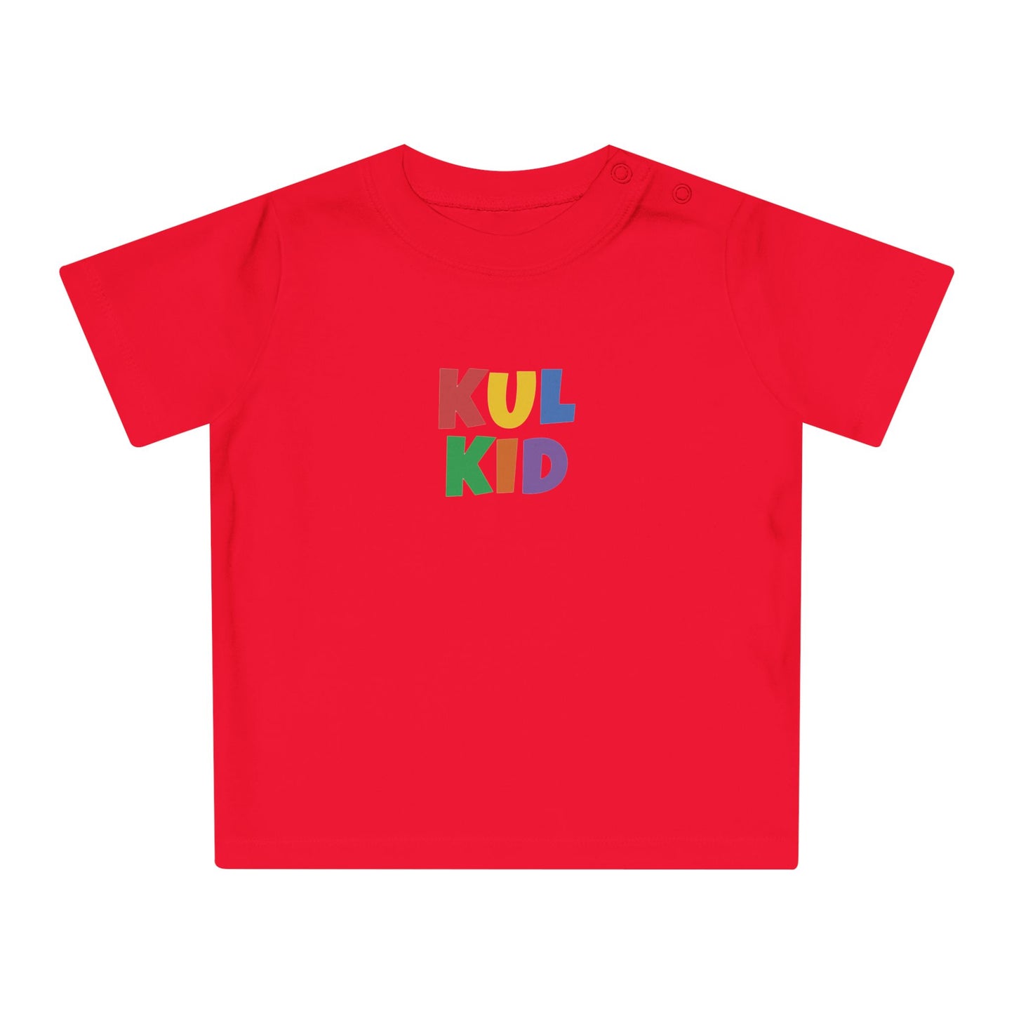 Basic Baby T-skjorte med Regnbuelogo (0–24 mnd)