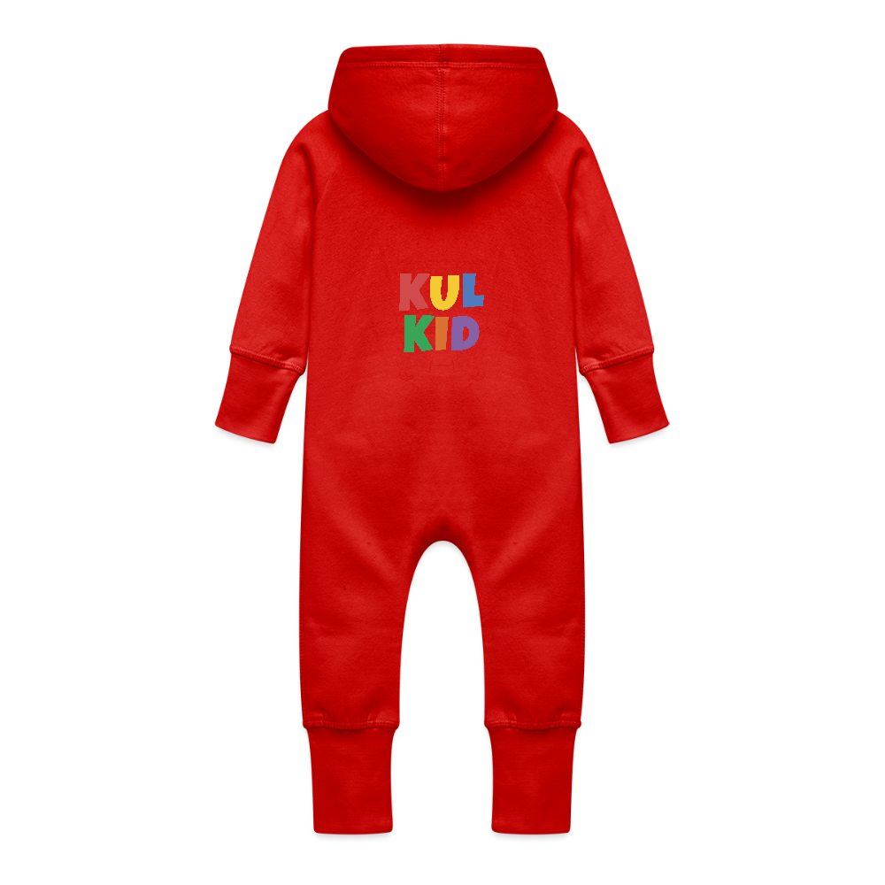 KUL KID Baby Heldress – Økologisk & Supermyk (6–24 mnd) - rød