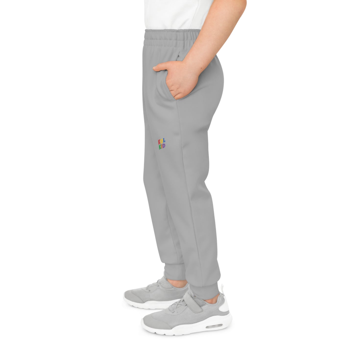 Basic Joggebukse i Grå (Barn 6–14 år)