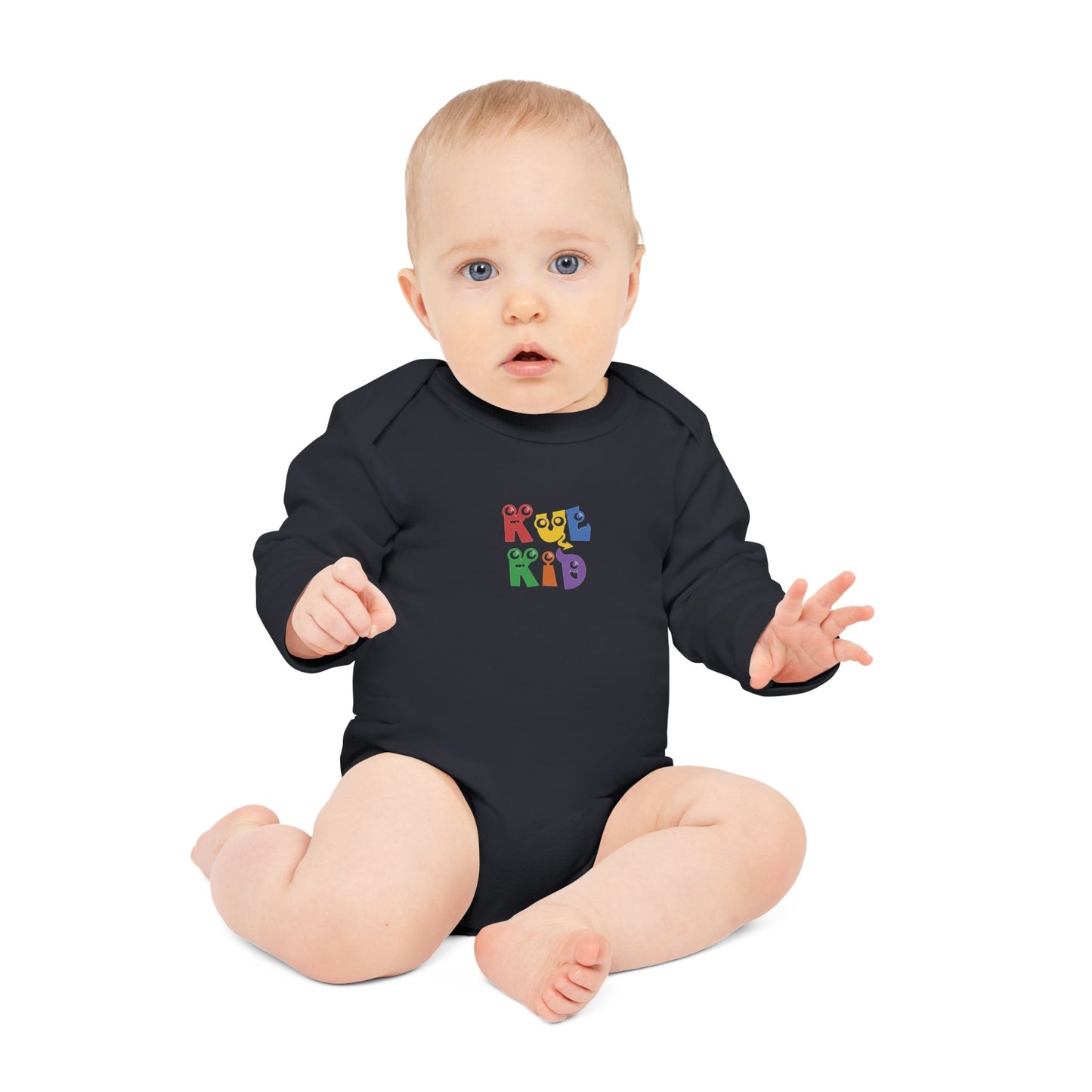 Baby Body Monsterne i Økologisk Bomull (0–18 mnd)