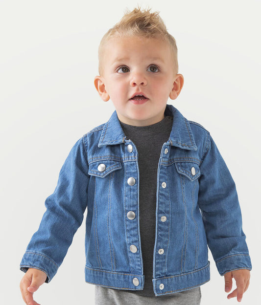 Denimjakke (0–12 mnd)