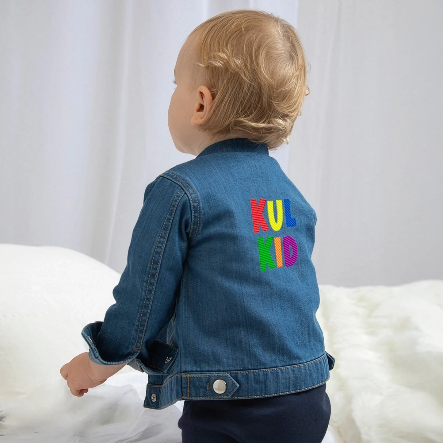 Denimjakke (0–12 mnd)