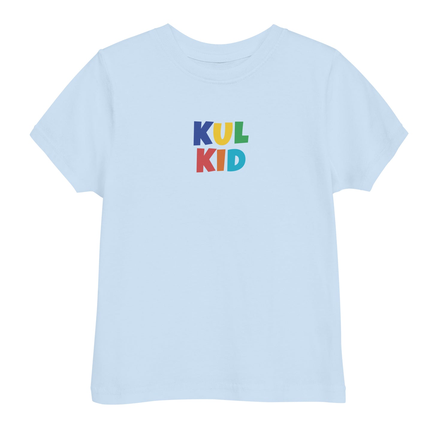 KULKID logo t-skjorte for barn, lyseblå – front