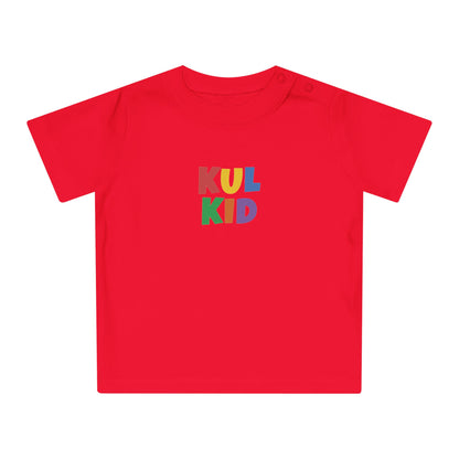Basic Baby T-skjorte med Regnbuelogo (0–24 mnd)