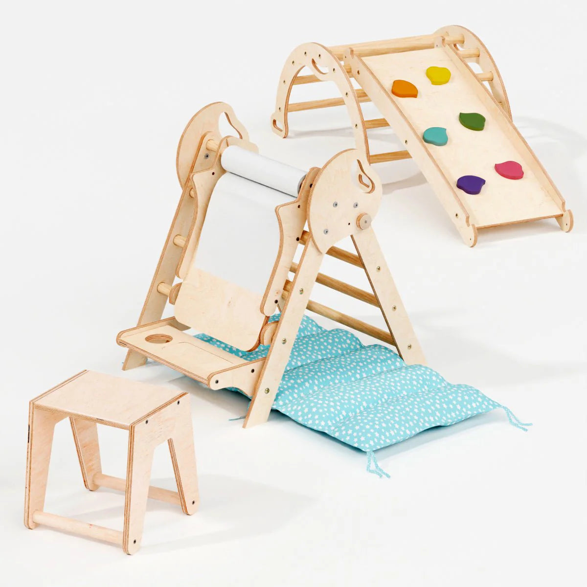 4-i-1 Montessori Klatrestativ (1–3 år) - detaljbilde 15 - KUL KID