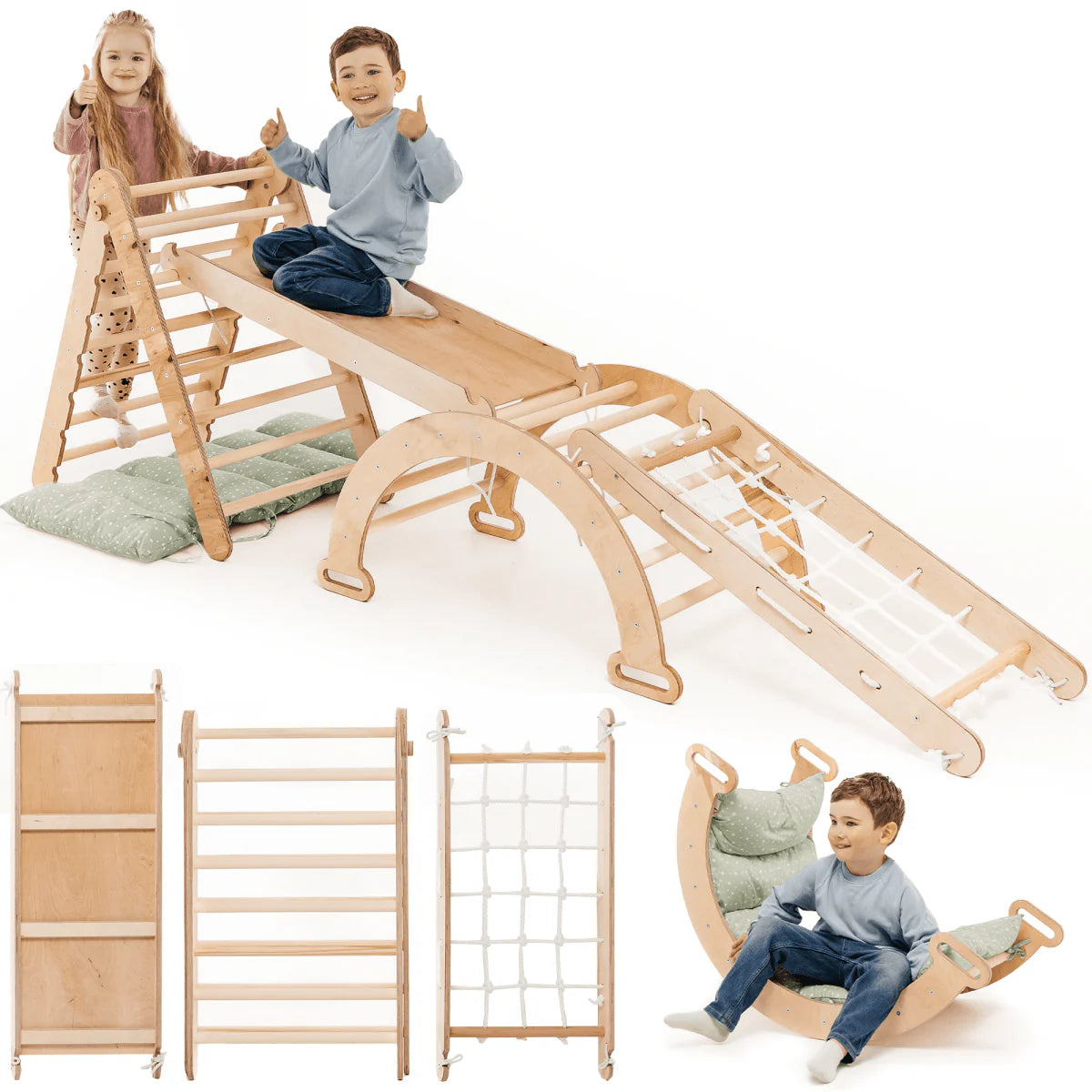 5-i-1 Montessori Klatrestativ - detaljbilde 6 - KUL KID