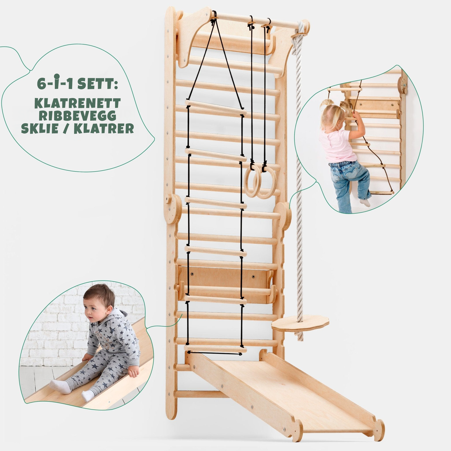 6-i-1 Klatregym (1-7 år)