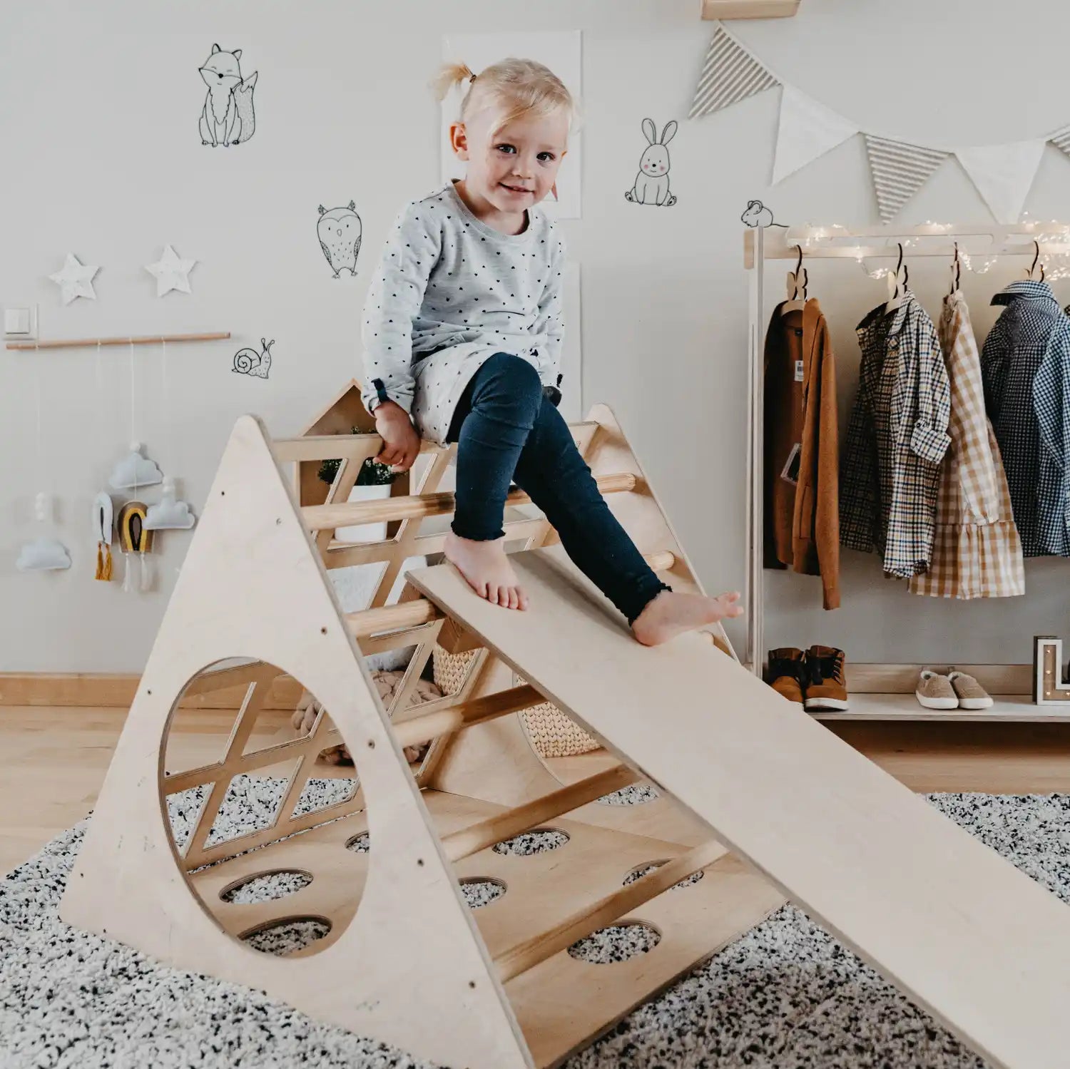 Klatreapparat 3-i-1 for barn - bilde 10 - KUL KID