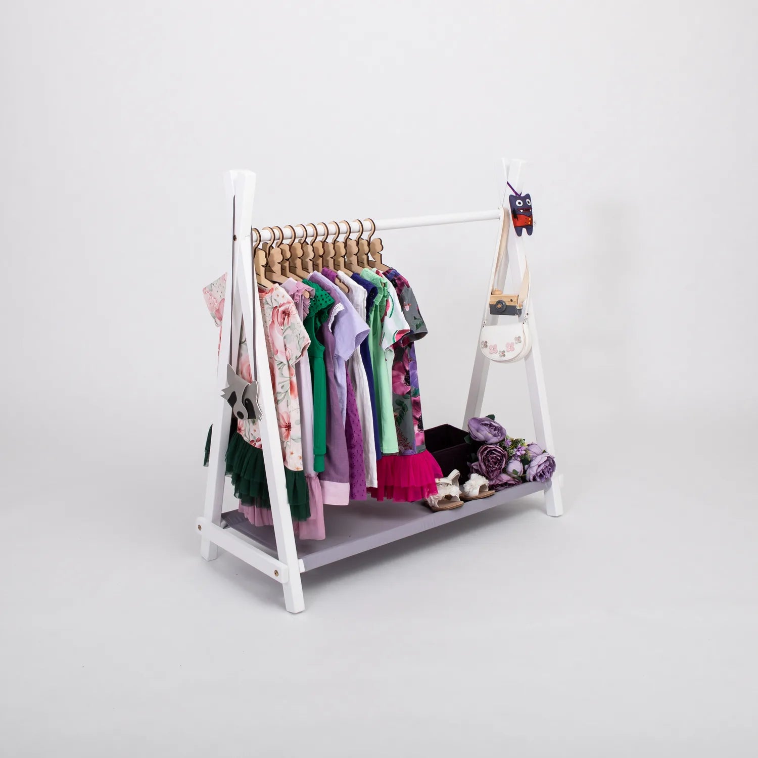 Klesstativ med oppbevaring - bilde 4 - KUL KID