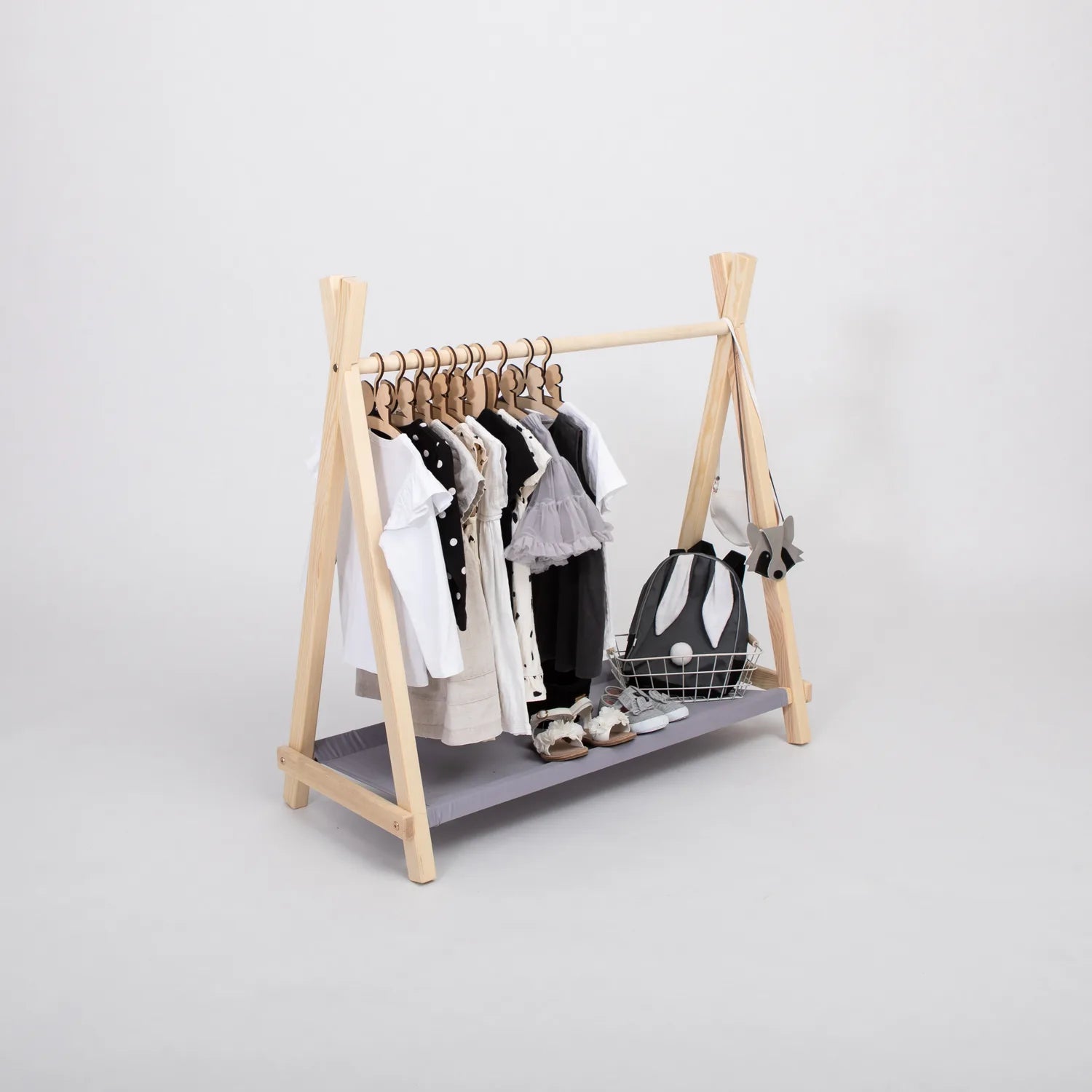 Klesstativ med oppbevaring - bilde 6 - KUL KID