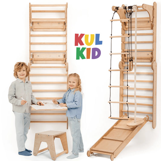 Multiklatrevegg for barn