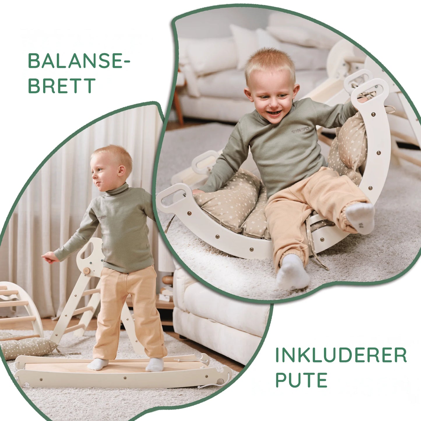 4-i-1 Montessori Klatrestativ (1–3 år)