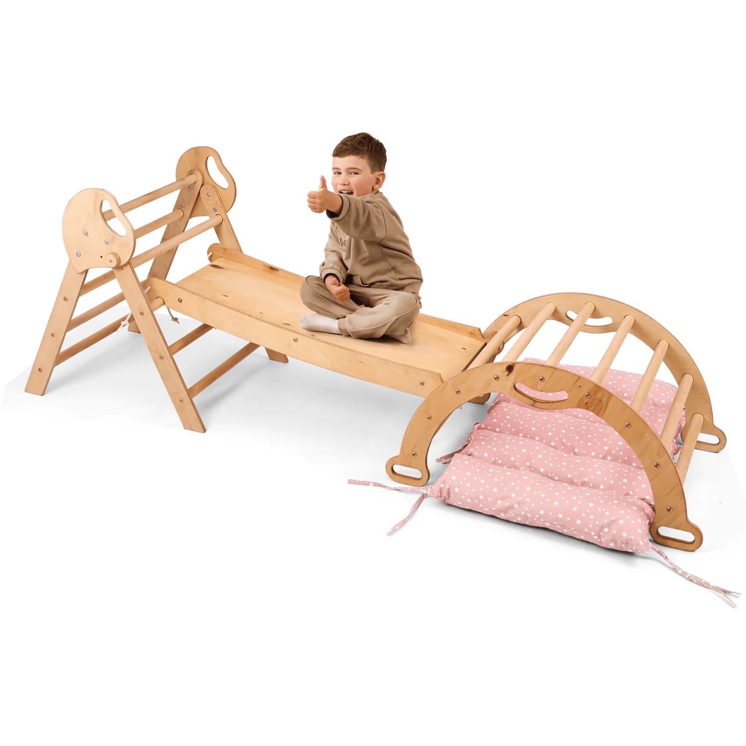4-i-1 Montessori Klatrestativ (1–3 år) - detaljbilde 8 - KUL KID
