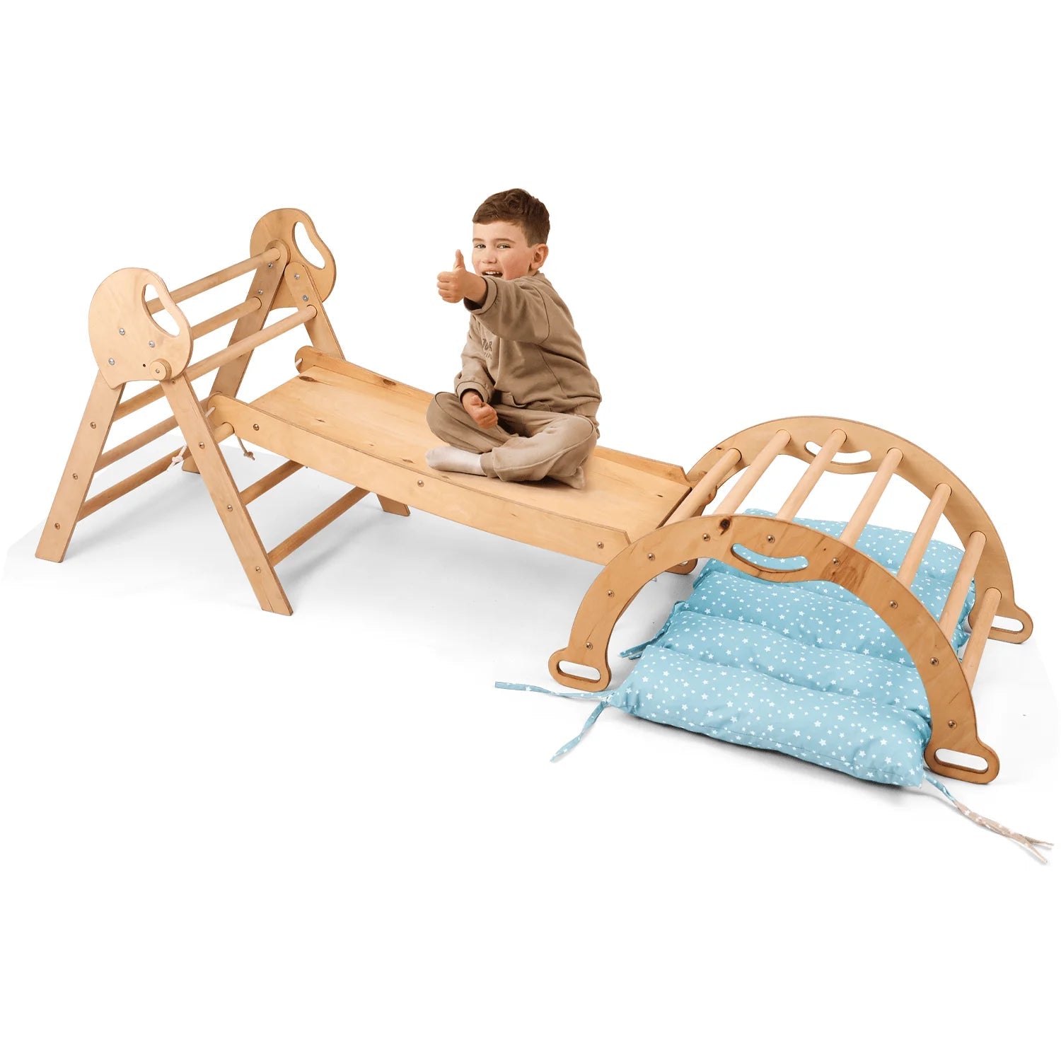 4-i-1 Montessori Klatrestativ (1–3 år) - detaljbilde 11 - KUL KID