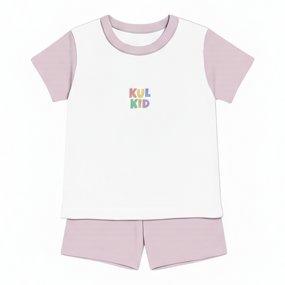 Pysjamas fra KUL KID med Rosa detaljer. 