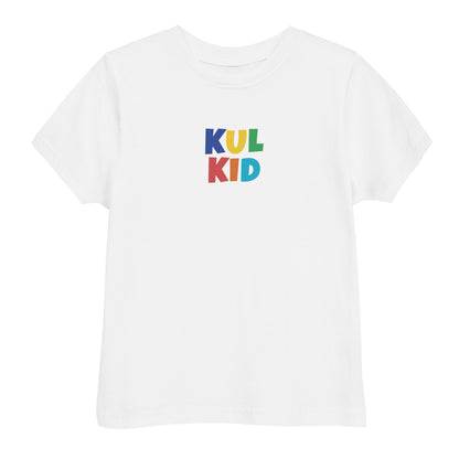 KULKID logo t-skjorte for barn, athletic heather – front